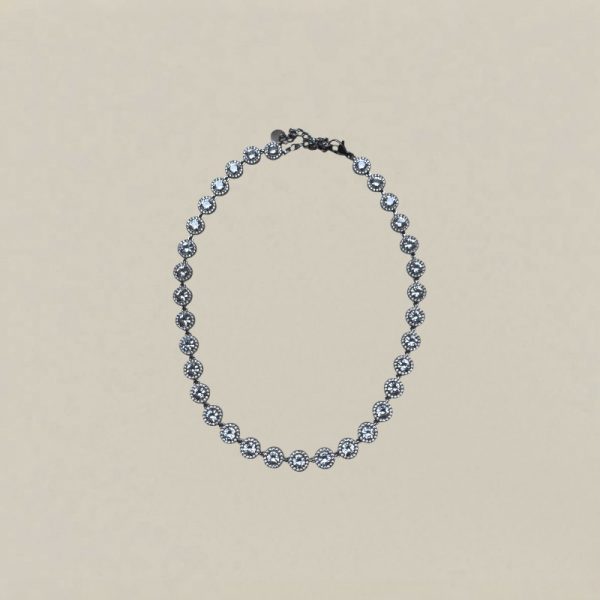 rosetta silver necklace